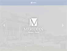 Tablet Screenshot of meridiancustomhomes.com